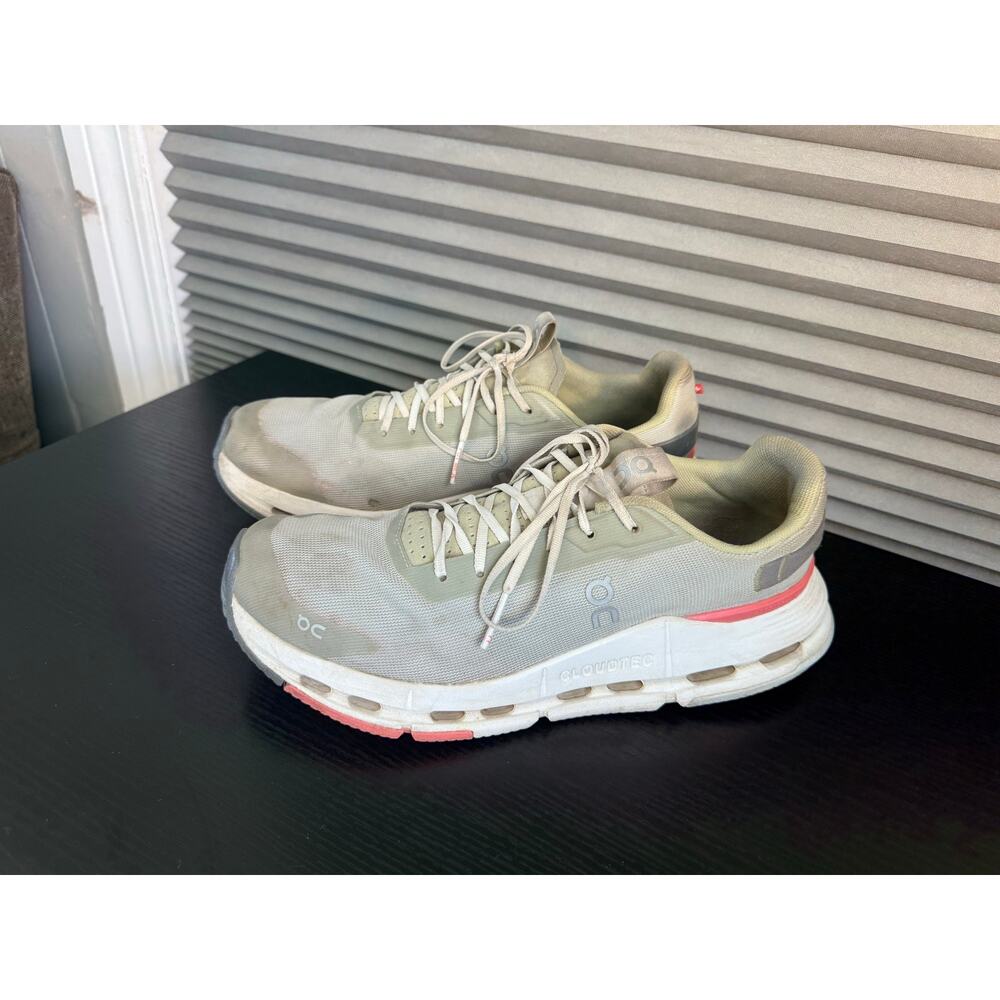 On Cloudrunner PWL218 Women’s Running Shoes Sage Green Coral US 10 EU 42